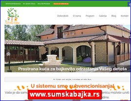Kindergartens, nurseries, www.sumskabajka.rs