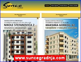 Građevinske firme, Srbija, www.suncegradnja.com