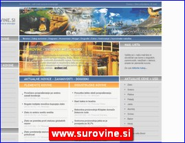 Energy, electronics, heating, gas, www.surovine.si