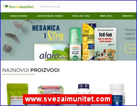 Immunity, nutritional supplements, medicinal herbs, teas, face care, body care, cosmetics, equipment for babies, equipment for children, www.svezaimunitet.com