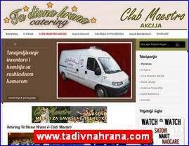 Catering, organization of celebrations, organization of weddings, www.tadivnahrana.com