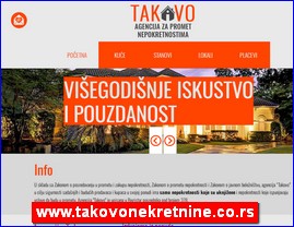 Nekretnine, Srbija, www.takovonekretnine.co.rs