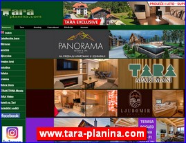 Hoteli, moteli, hosteli,  apartmani, smeštaj, www.tara-planina.com