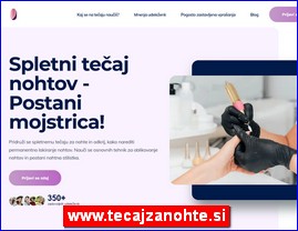 Nail course, nail design techniques, basics of permanent varnishing, nail painting and decoration, nail care, Slovenia, www.tecajzanohte.si