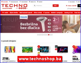 Bela tehnika, ve maine, friideri, kuni aparati, www.technoshop.ba