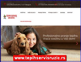 Agencije za čišćenje, spremanje stanova, www.tepihservisruzic.rs