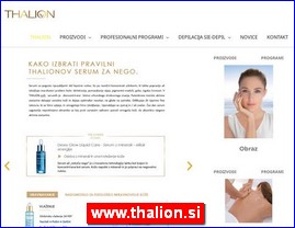 Cosmetics, cosmetic products, www.thalion.si