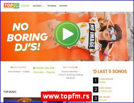 Radio stations, www.topfm.rs