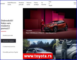 Car sales, www.toyota.rs