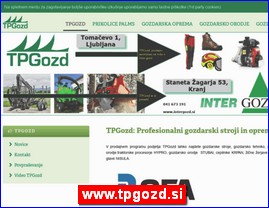Poljoprivredne maine, mehanizacija, alati, www.tpgozd.si