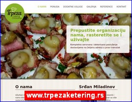 Catering, organization of celebrations, organization of weddings, www.trpezaketering.rs