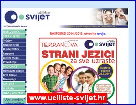 Foreign language schools, www.uciliste-svijet.hr