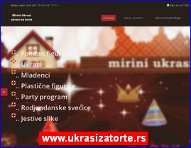 Konditorski proizvodi, keks, čokolade, bombone, torte, sladoledi, poslastičarnice, www.ukrasizatorte.rs