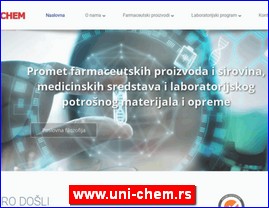 Medicinski aparati, ureaji, pomagala, medicinski materijal, oprema, www.uni-chem.rs