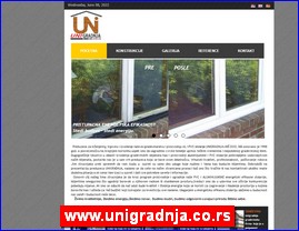 Građevinske firme, Srbija, www.unigradnja.co.rs