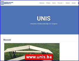 Industrija metala, www.unis.ba