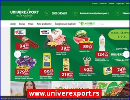Supermarkets, trade, www.univerexport.rs