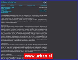 Architecture, design, www.urban.si