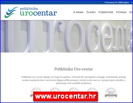 Clinics, doctors, hospitals, spas, laboratories, www.urocentar.hr