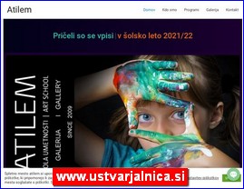 Picture galleries, painters, studios, painting, www.ustvarjalnica.si