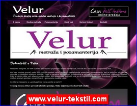 Posteljina, tekstil, www.velur-tekstil.com