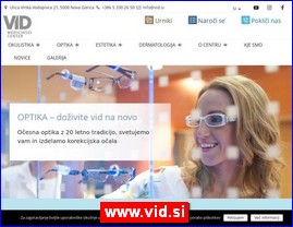 Clinics, doctors, hospitals, spas, laboratories, www.vid.si
