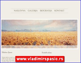 Picture galleries, painters, studios, painting, www.vladimirspasic.rs