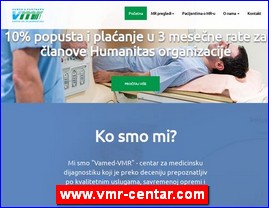 Clinics, doctors, hospitals, spas, laboratories, www.vmr-centar.com
