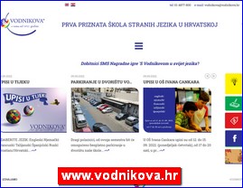 Foreign language schools, www.vodnikova.hr