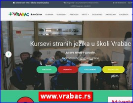 Foreign language schools, www.vrabac.rs