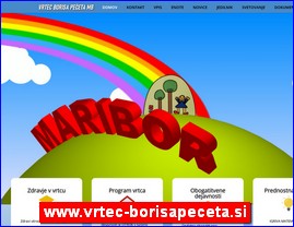 Kindergartens, nurseries, www.vrtec-borisapeceta.si