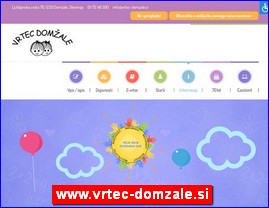 Kindergartens, nurseries, www.vrtec-domzale.si