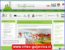 Kindergartens, nurseries, www.vrtec-galjevica.si