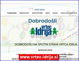 Kindergartens, nurseries, www.vrtec-idrija.si