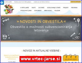 Kindergartens, nurseries, www.vrtec-jarse.si