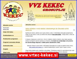 Vrtii, zabavita, obdanita, jaslice, www.vrtec-kekec.si