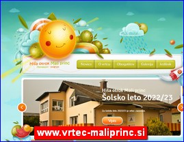 Vrtii, zabavita, obdanita, jaslice, www.vrtec-maliprinc.si