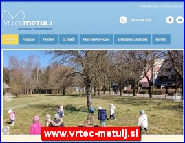 Kindergartens, nurseries, www.vrtec-metulj.si