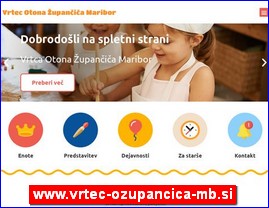 Kindergartens, nurseries, www.vrtec-ozupancica-mb.si