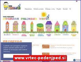 Kindergartens, nurseries, www.vrtec-pedenjped.si
