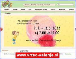 Kindergartens, nurseries, www.vrtec-velenje.si