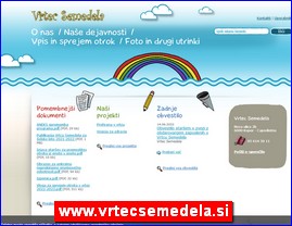 Kindergartens, nurseries, www.vrtecsemedela.si