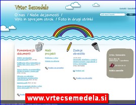 Vrtii, zabavita, obdanita, jaslice, www.vrtecsemedela.si