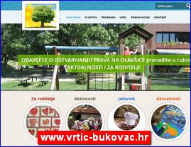 Kindergartens, nurseries, www.vrtic-bukovac.hr