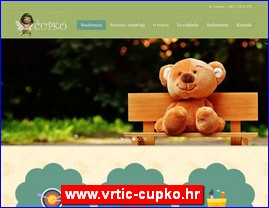 Vrtii, zabavita, obdanita, jaslice, www.vrtic-cupko.hr