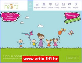 Kindergartens, nurseries, www.vrtic-frfi.hr