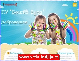 Kindergartens, nurseries, www.vrtic-indjija.rs