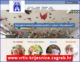 Kindergartens, nurseries, www.vrtic-krijesnice.zagreb.hr