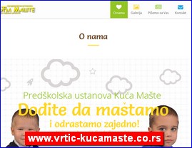 Kindergartens, nurseries, www.vrtic-kucamaste.co.rs