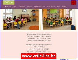 Kindergartens, nurseries, www.vrtic-lira.hr